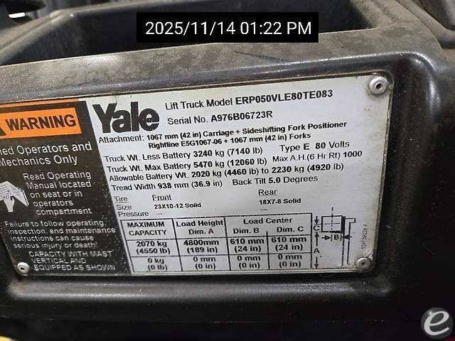 2017 Yale ERP050VL