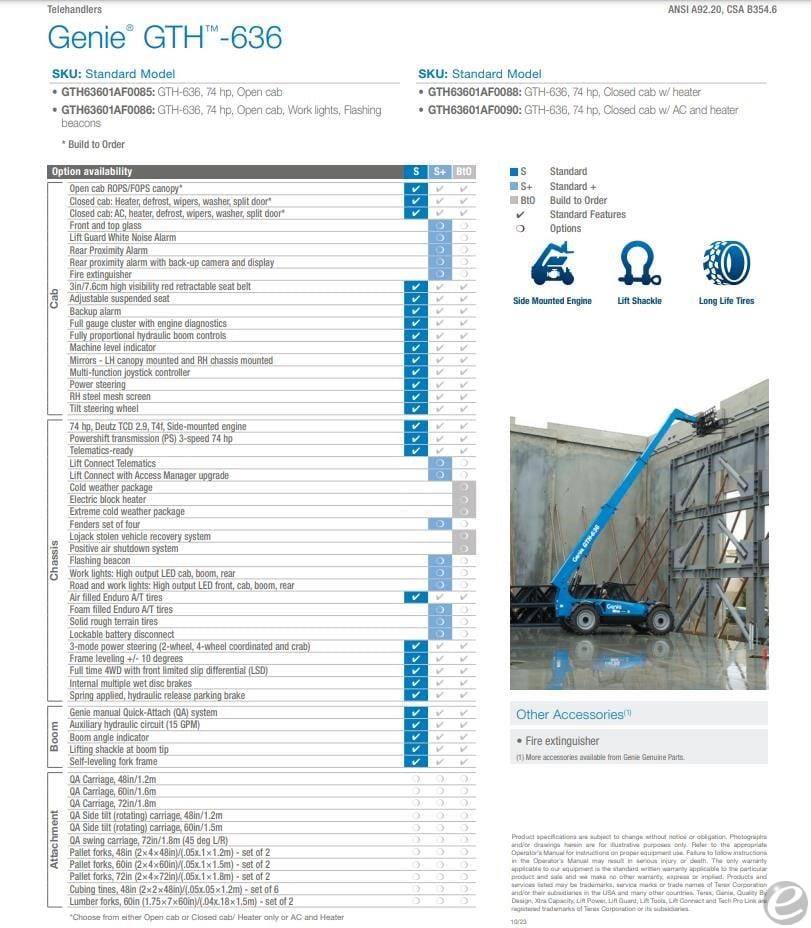 2026 Genie GTH636