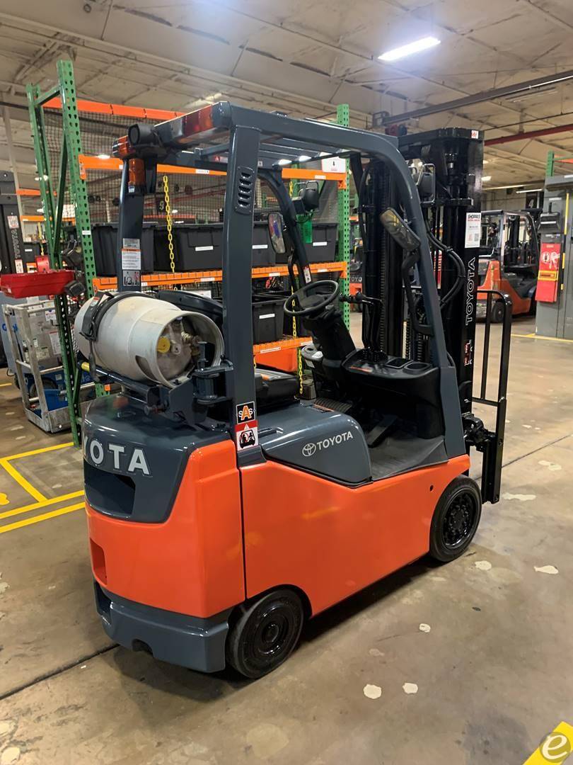 2018 Toyota 8FGCU15 LP Gas Forklift...