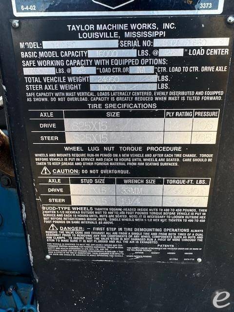 2008 Taylor THD160