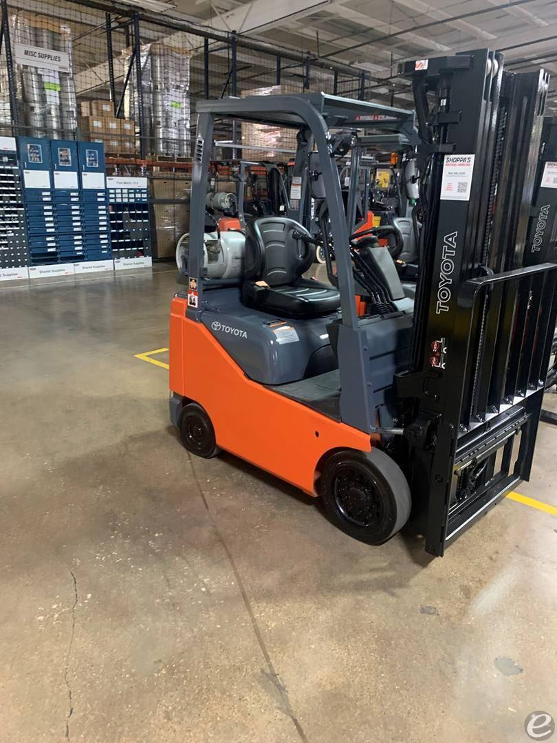 2018 Toyota 8FGCU15 LP Gas Forklift...
