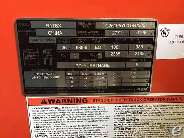 2021 Linde R17SX_5195 Electric Reach Truck - 123Forklift