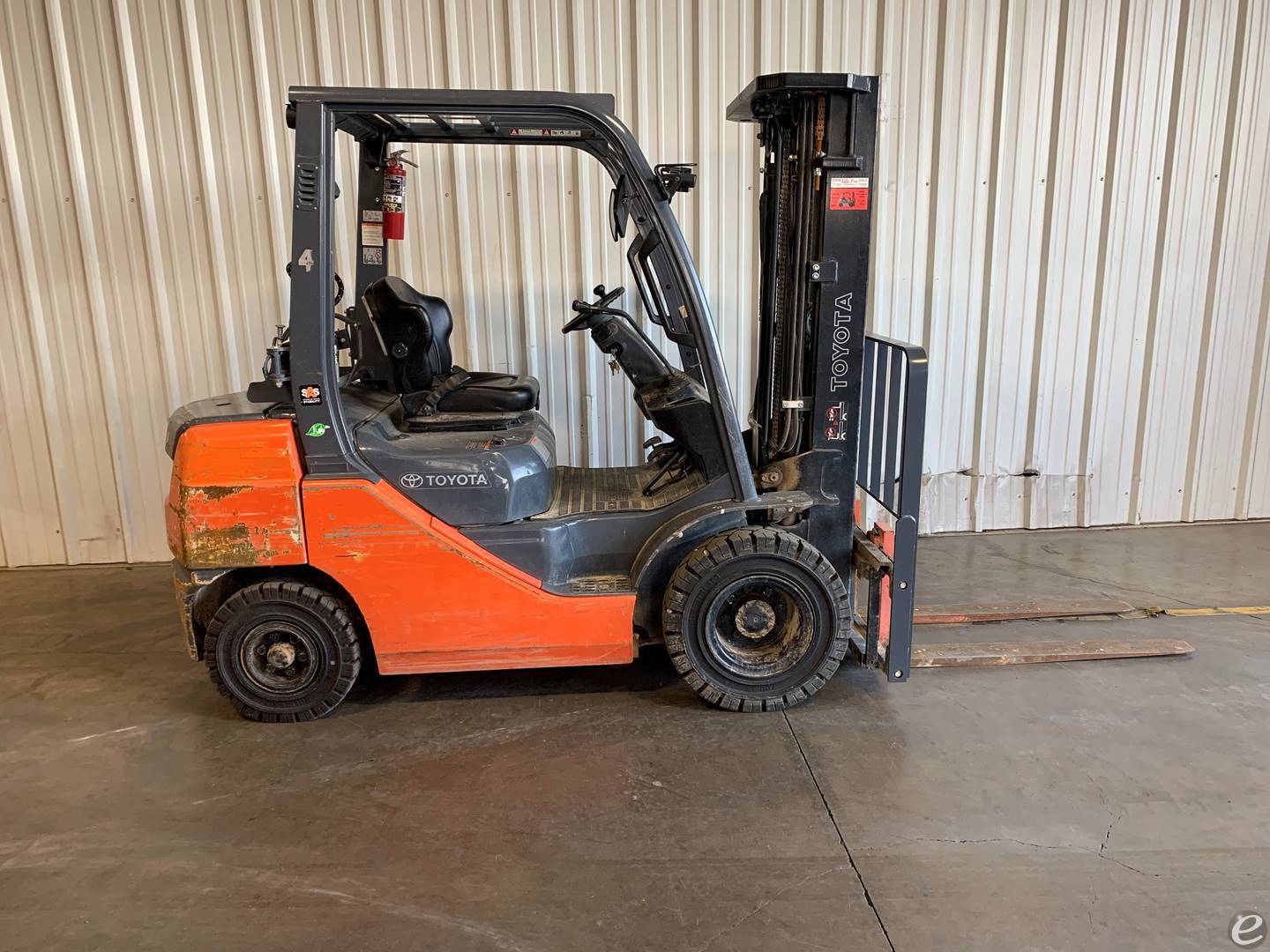 2018 Toyota 8FGU25 LP Gas Forklift