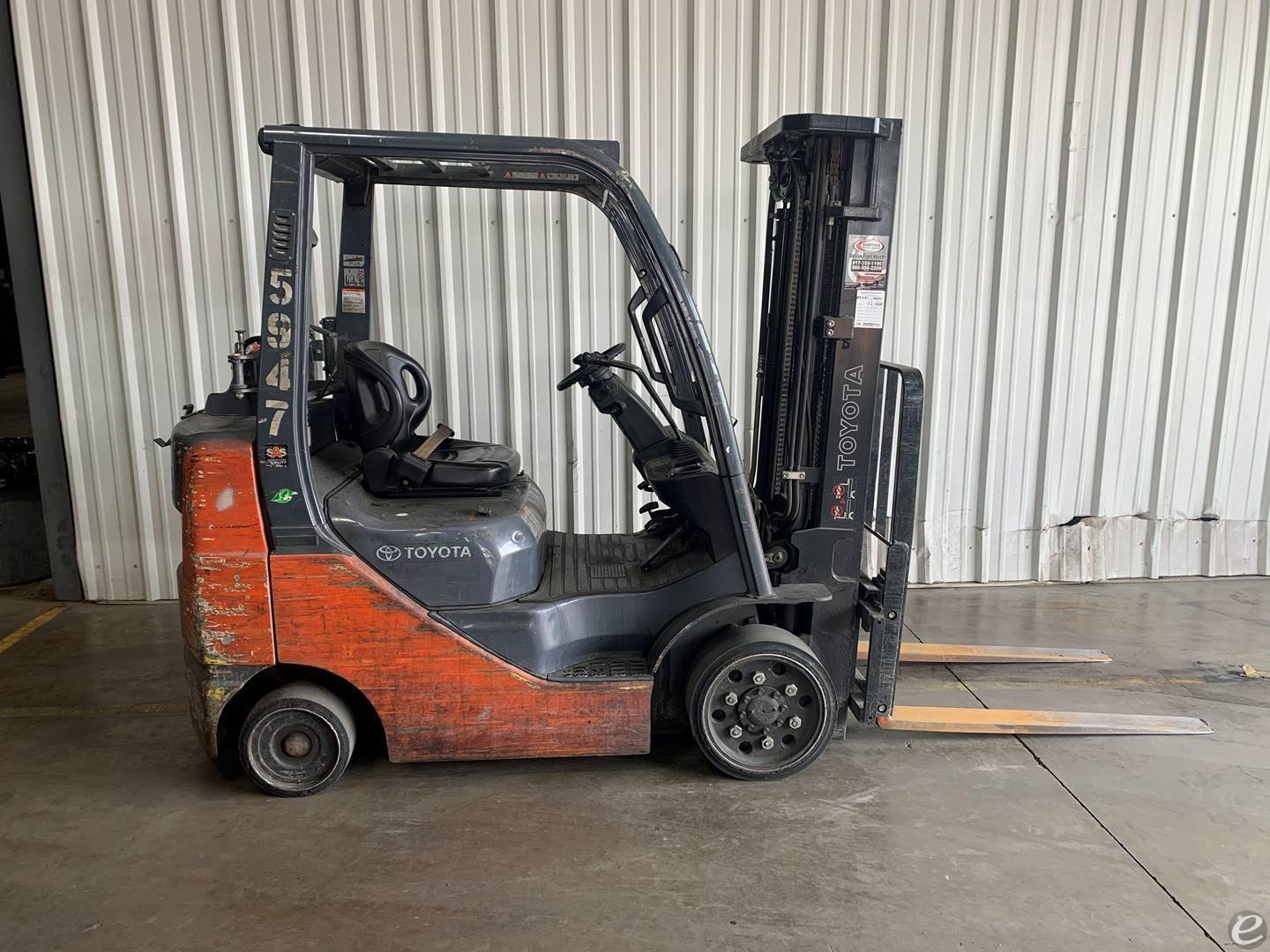 2016 Toyota 8FGCU25 LP Gas Forklift...