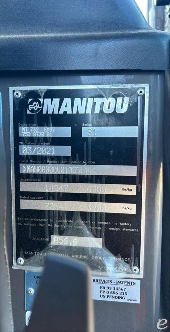 2021 Manitou MT732