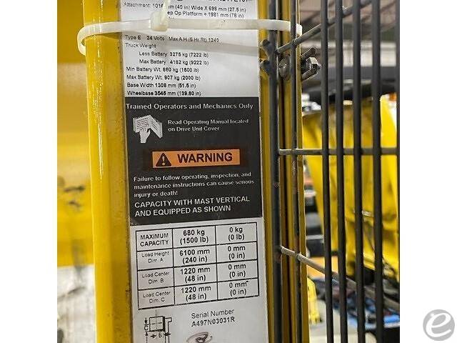 2017 Yale FS030BF Electric Forklift - 123Forklift