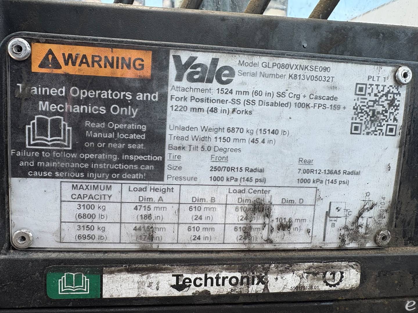 2019 Yale GP080VX