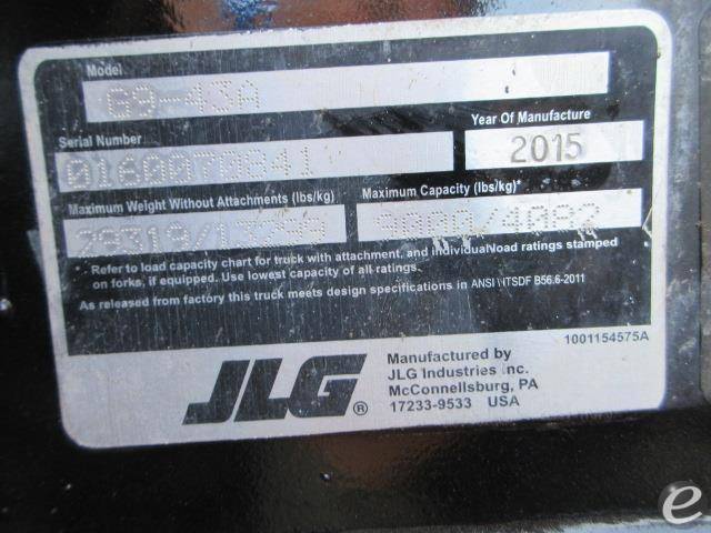 2015 JLG G9-43A