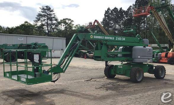 2014 Genie Z60/34 Dual Fuel Boom Lift - 123Forklift