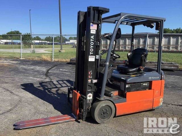 2018 Toyota 8FBE15U Electric Forklift - 123Forklift