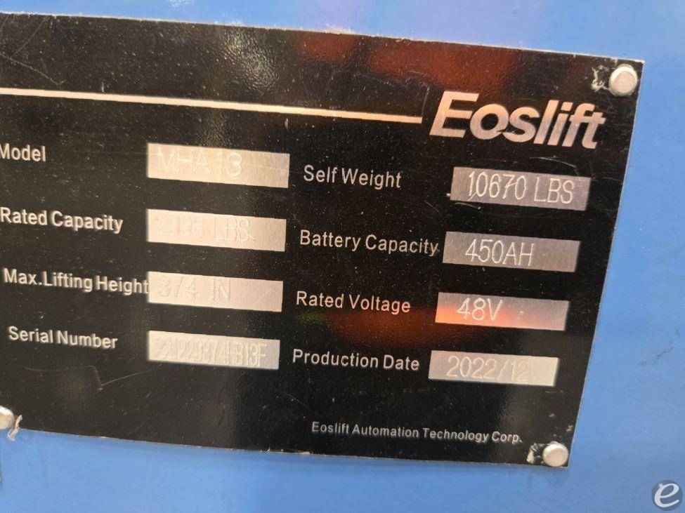 2022 Eoslift MHB13-95 Electric Order Picker - 123Forklift