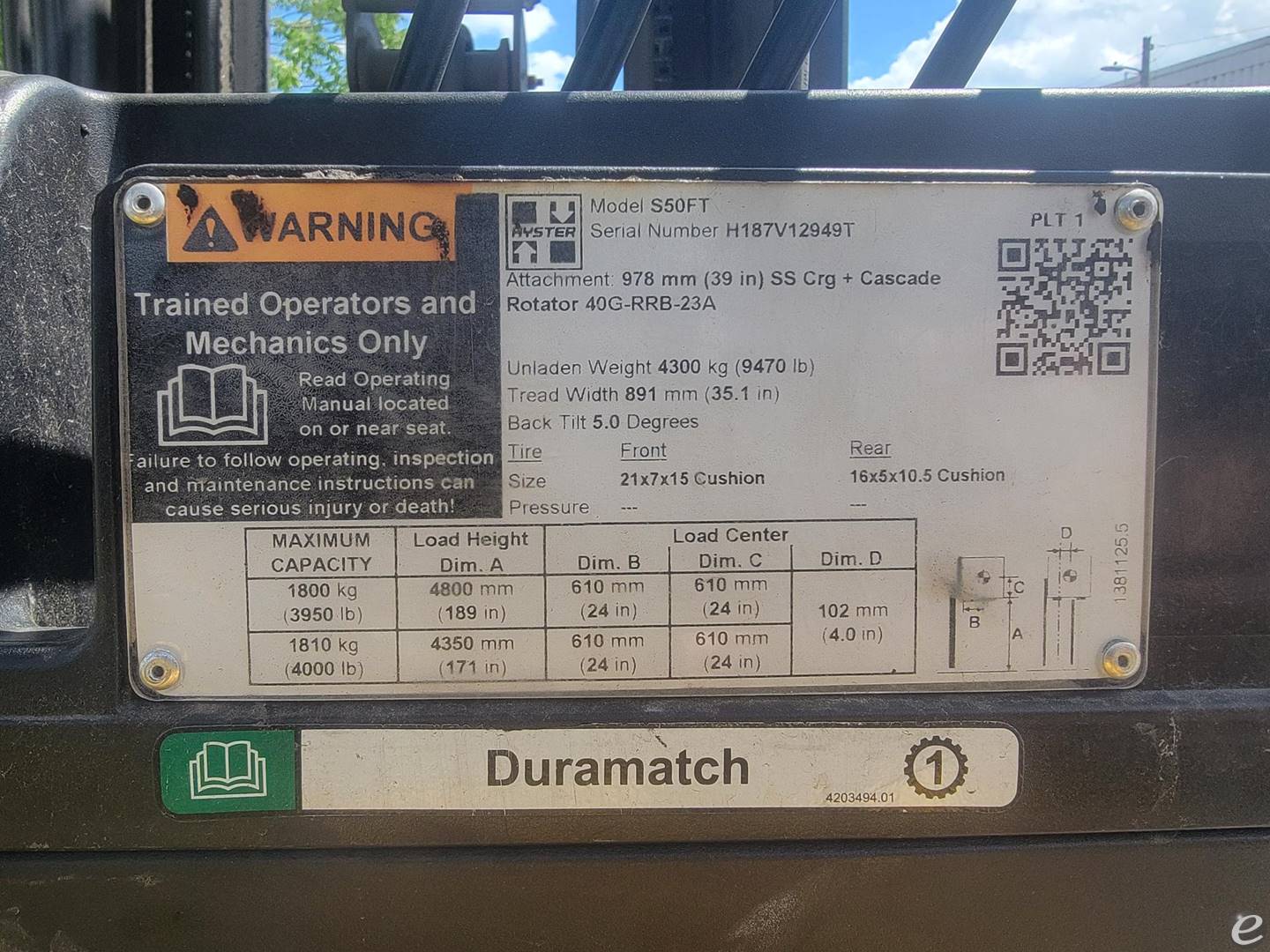 2019 Hyster S50FT