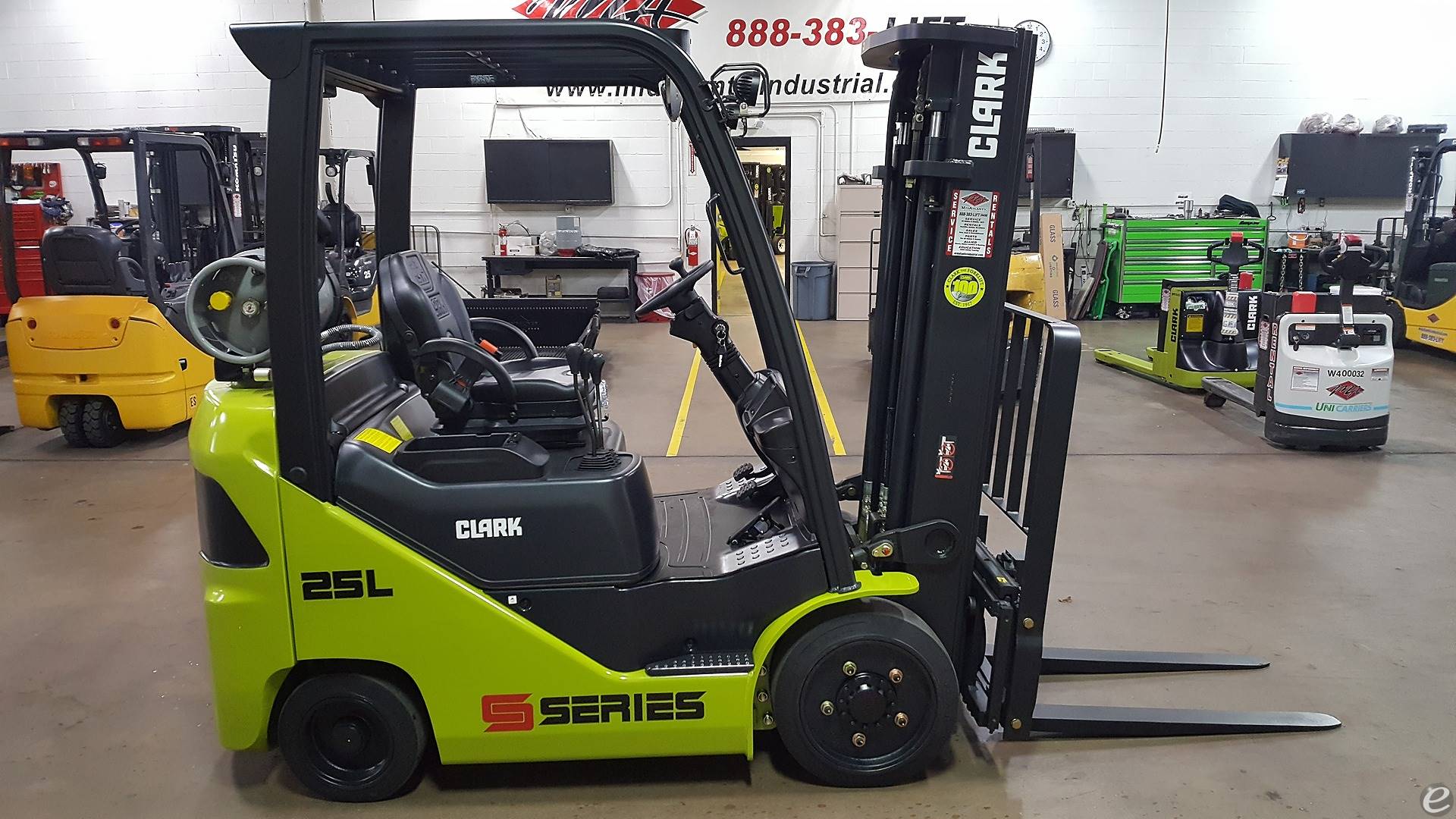 2019 Clark S25C LP Gas Forklift