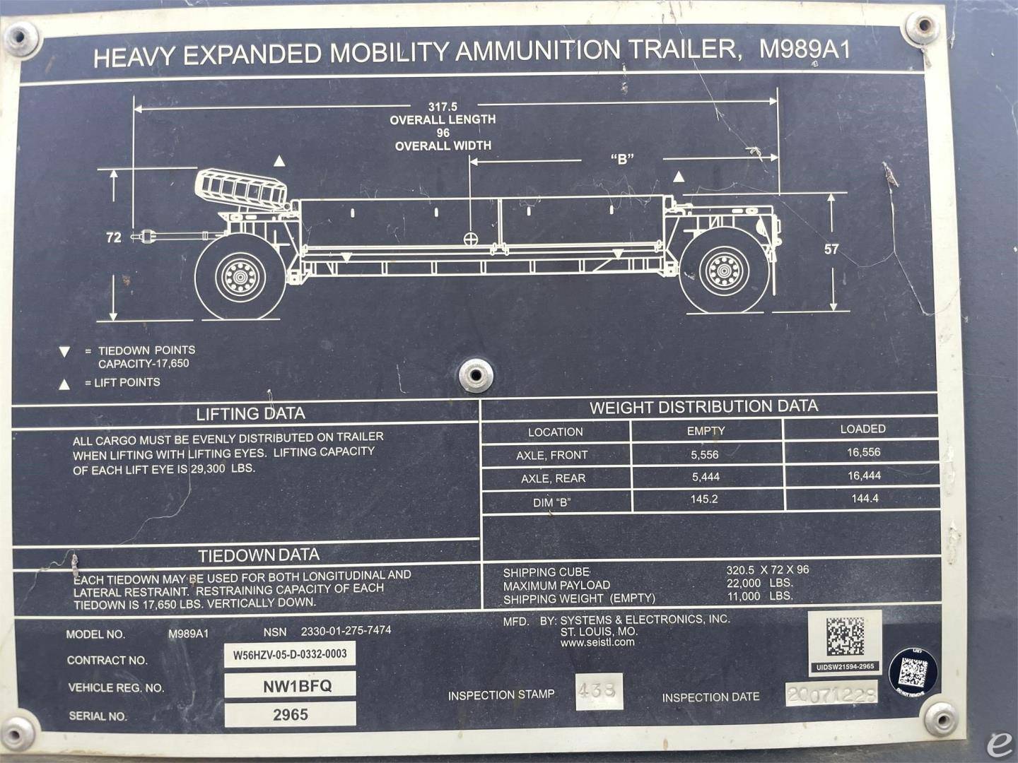 2014 M989A1
