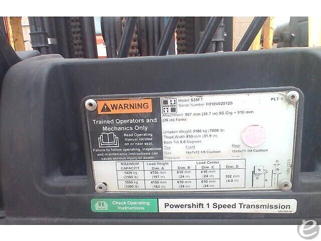 2018 Hyster S35FT LP Gas Forklift - 123Forklift