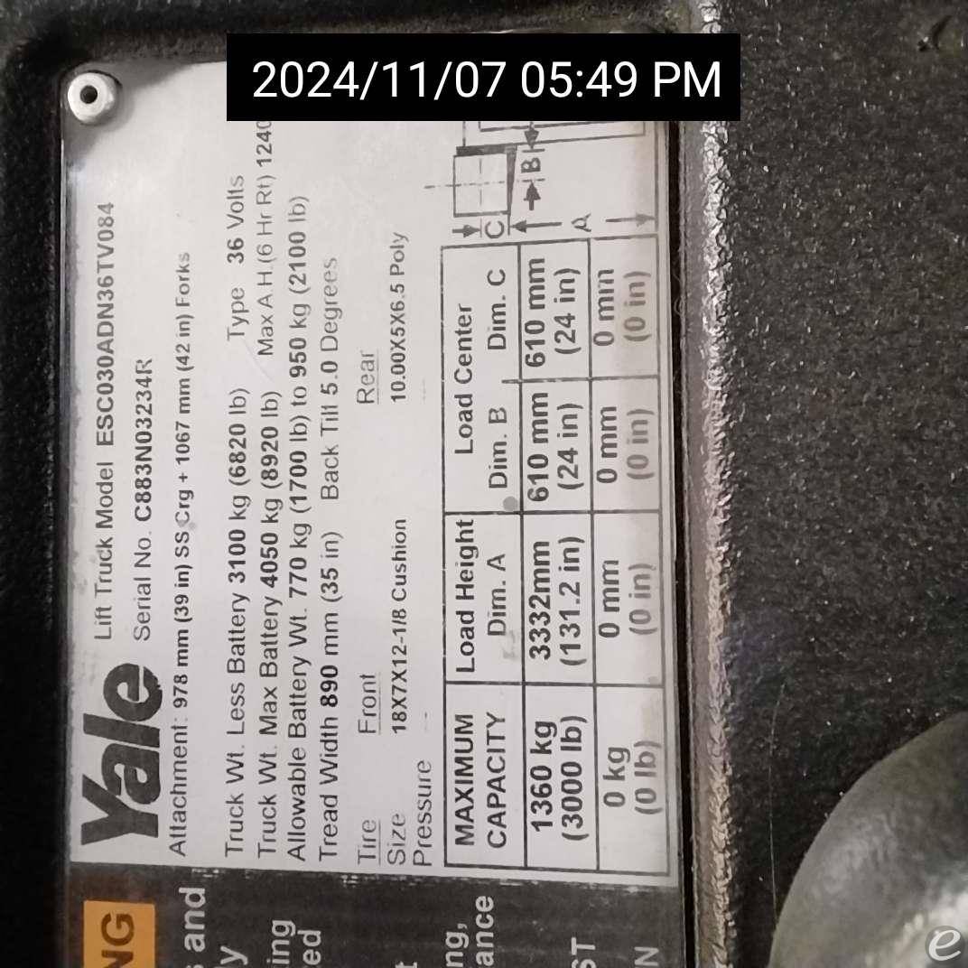 2017 Yale ESC030AD