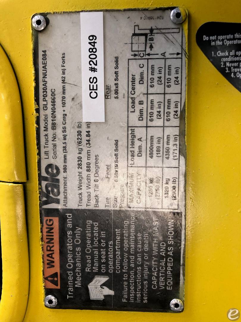 2005 Yale GLP030