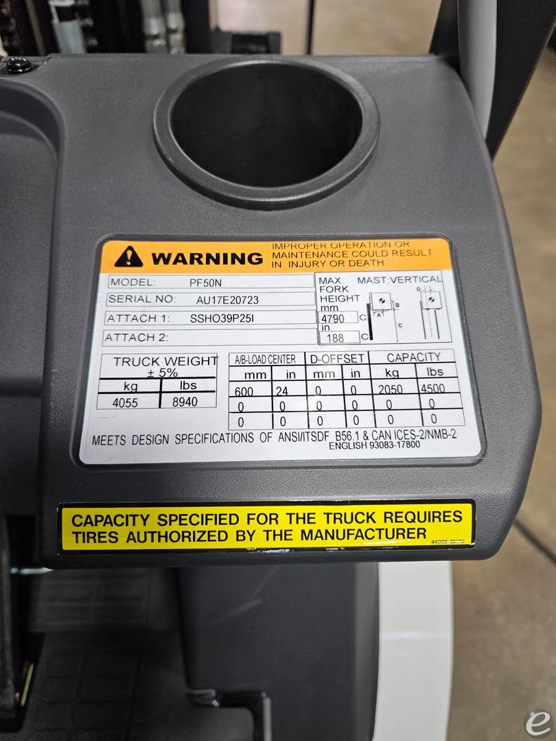 2024 Unicarriers PF50N6-LE