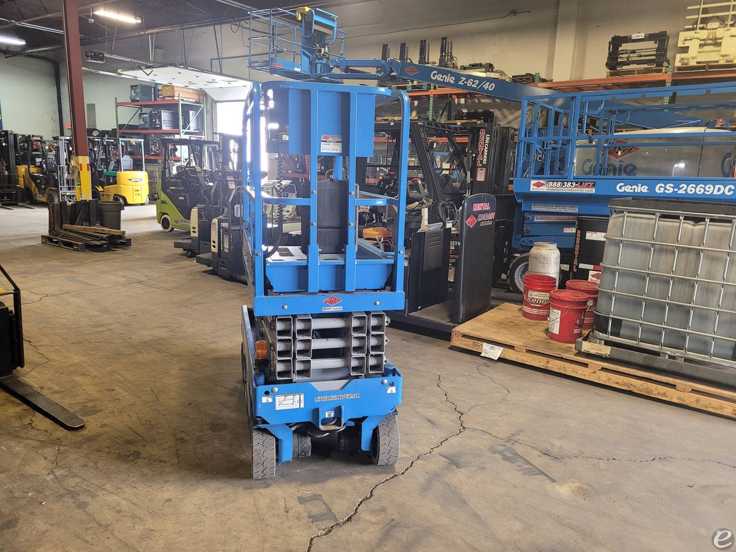 2014 Genie GS1930 Electric Scissor Lift - 123Forklift