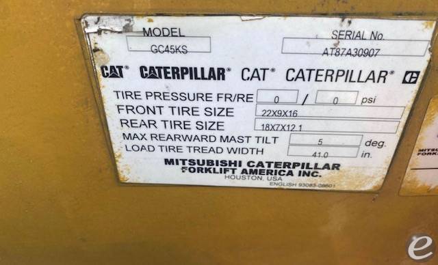 2014 Cat GC45KS