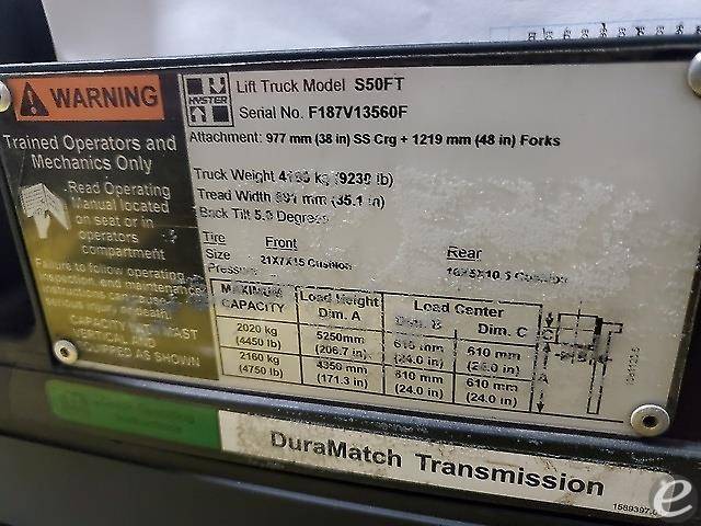 2008 Hyster S50FT