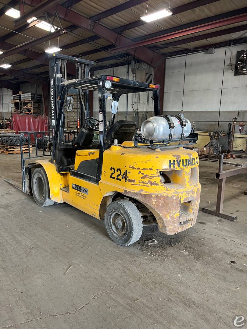 2014 Hyundai 45L-7A LP Gas Forklift - 123Forklift