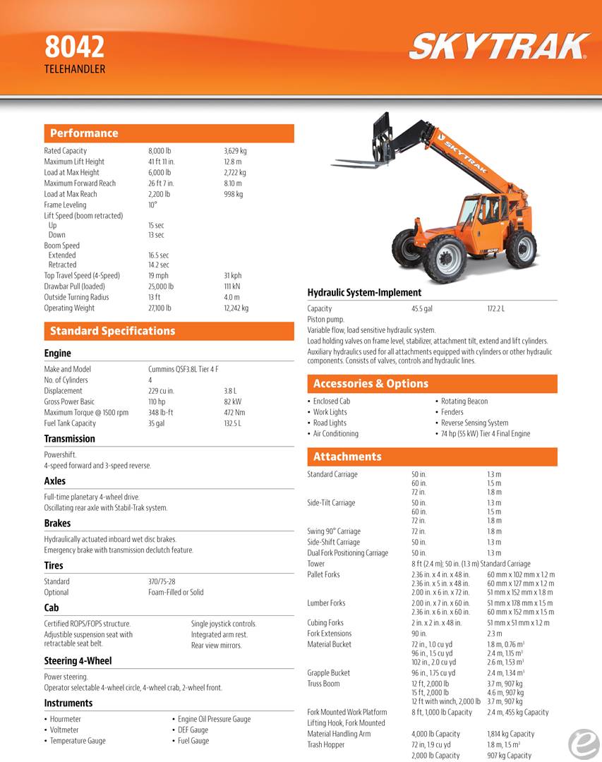 Skytrak 8042