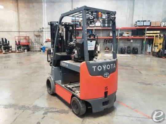 2017 Toyota 8FBCHU25 Electric Forklift - 123Forklift