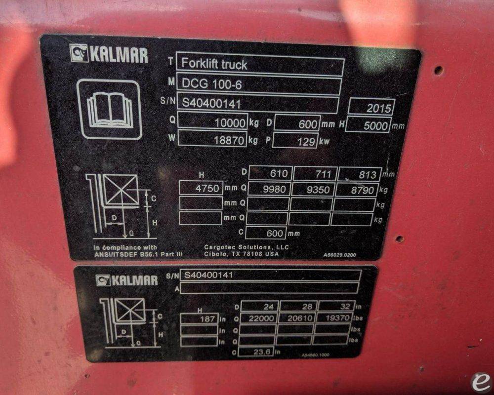 2015 Kalmar                        ...