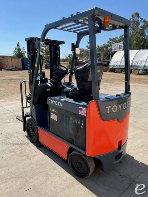 2017 Toyota 8FBCHU25 Electric Forklift - 123Forklift