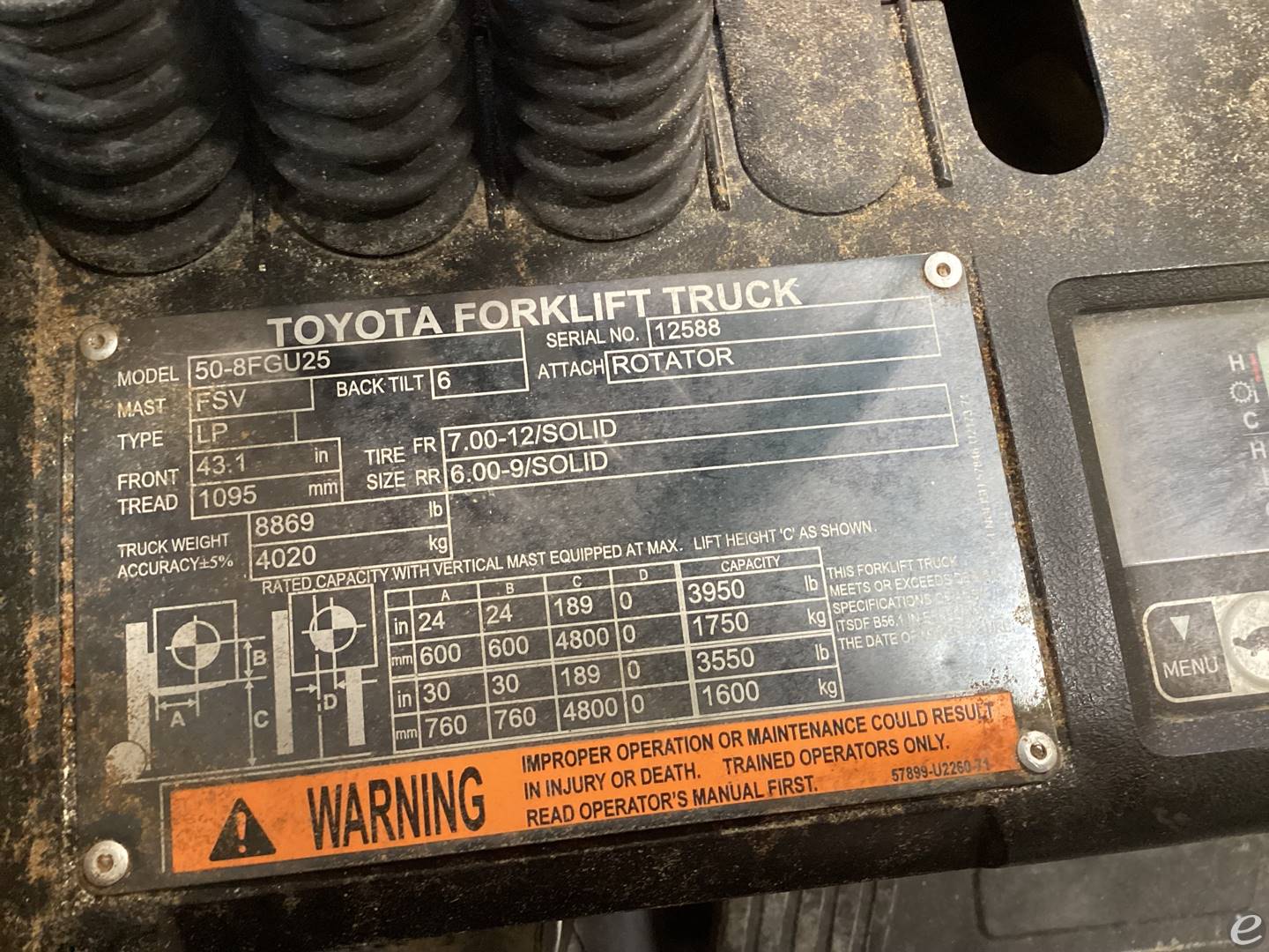 2022 Toyota 50-8FGU25