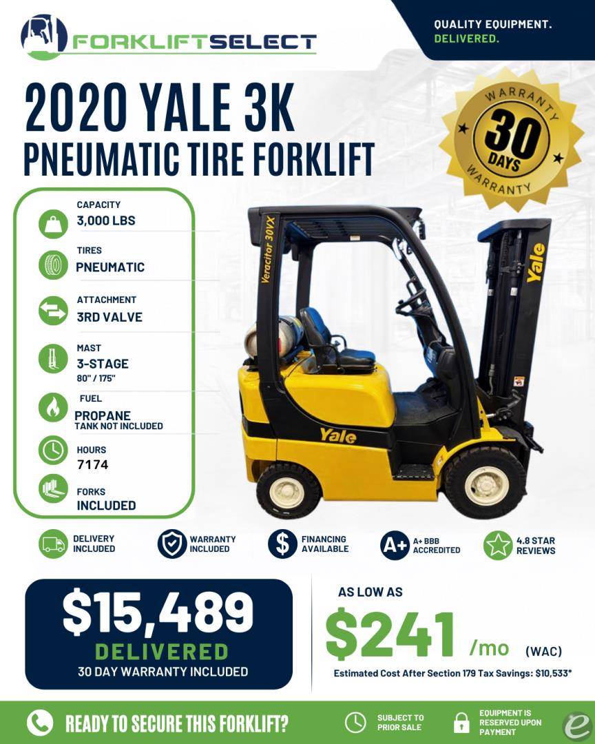 2020 Yale GLP030VX