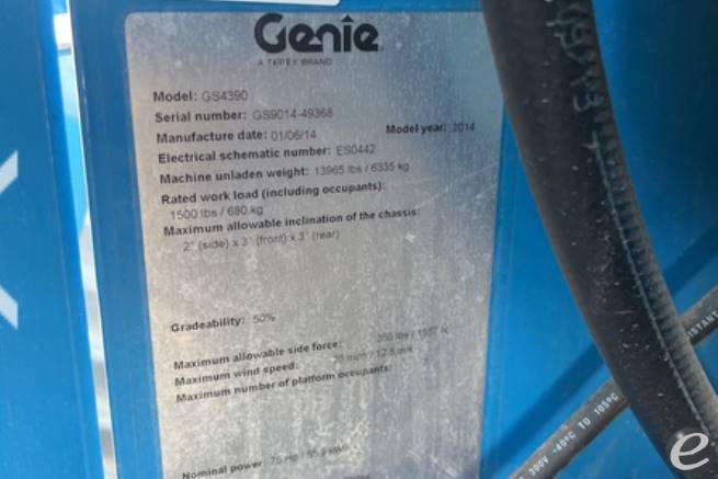 2014 Genie GS4390RT