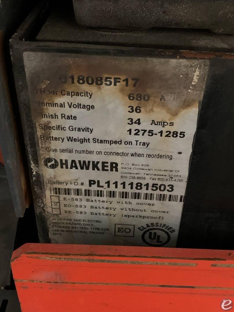 2017 Toyota 8FBE15U Electric Forklift - 123Forklift