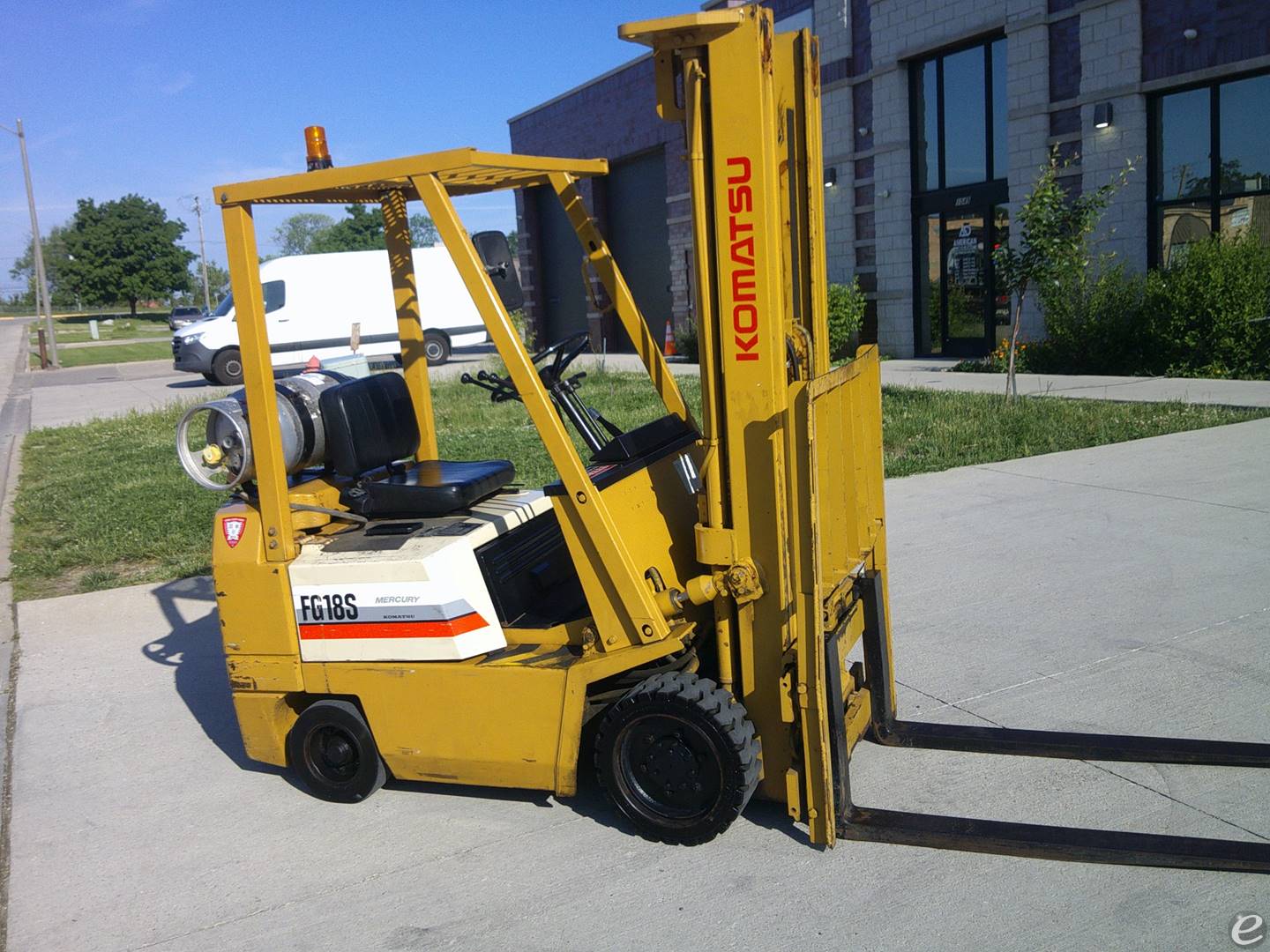 1990 Komatsu FG18S LP Gas Forklift