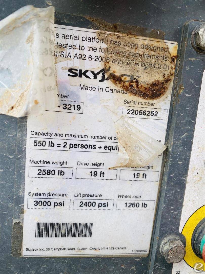 2013 Skyjack SJIII3219