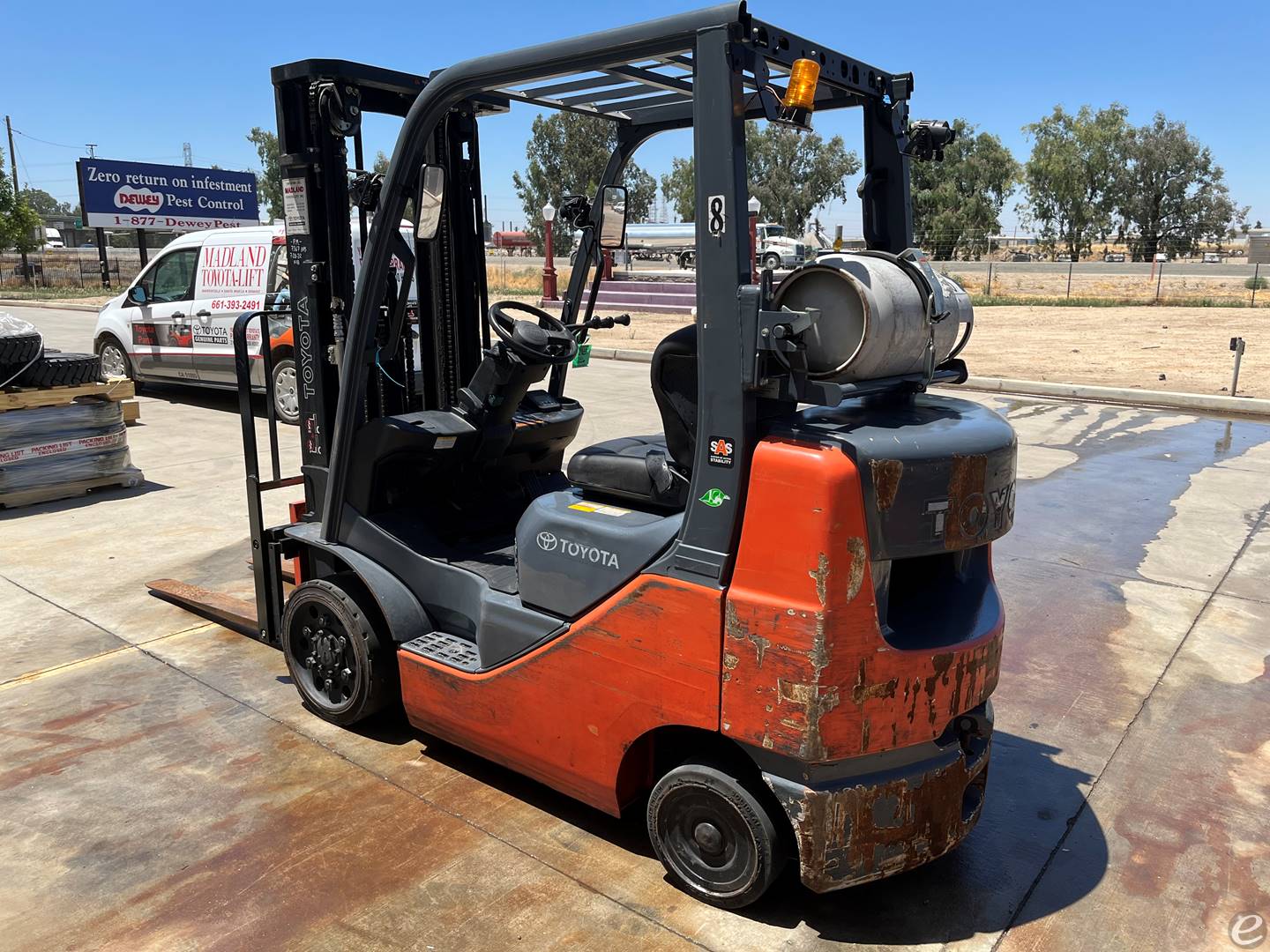 2018 Toyota 8FGCU25 LP Gas Forklift...