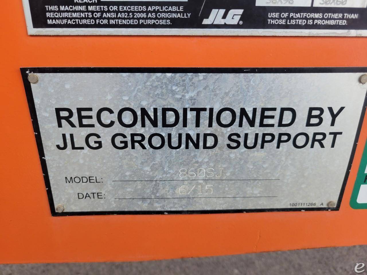 2007 JLG 860SJ