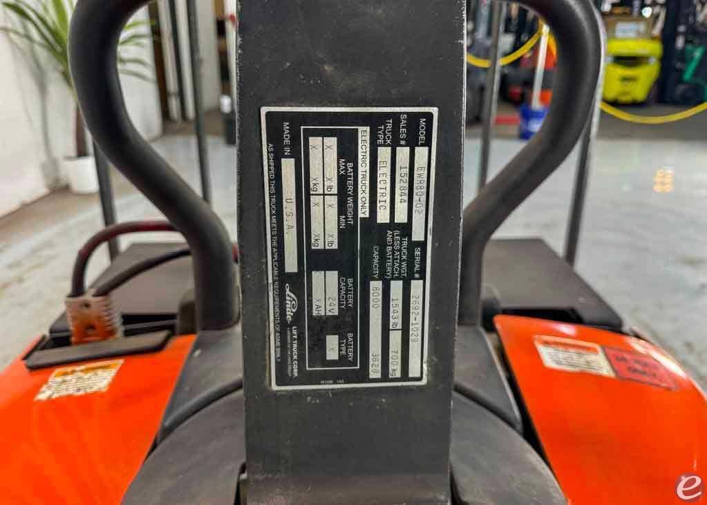  Linde EWR80-02 Electric Forklift - 123Forklift