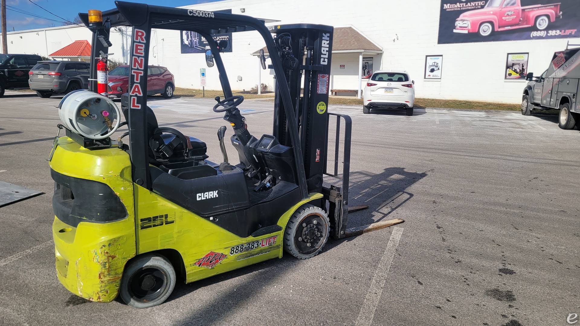 2018 Clark S25C LP Gas Forklift - 123Forklift