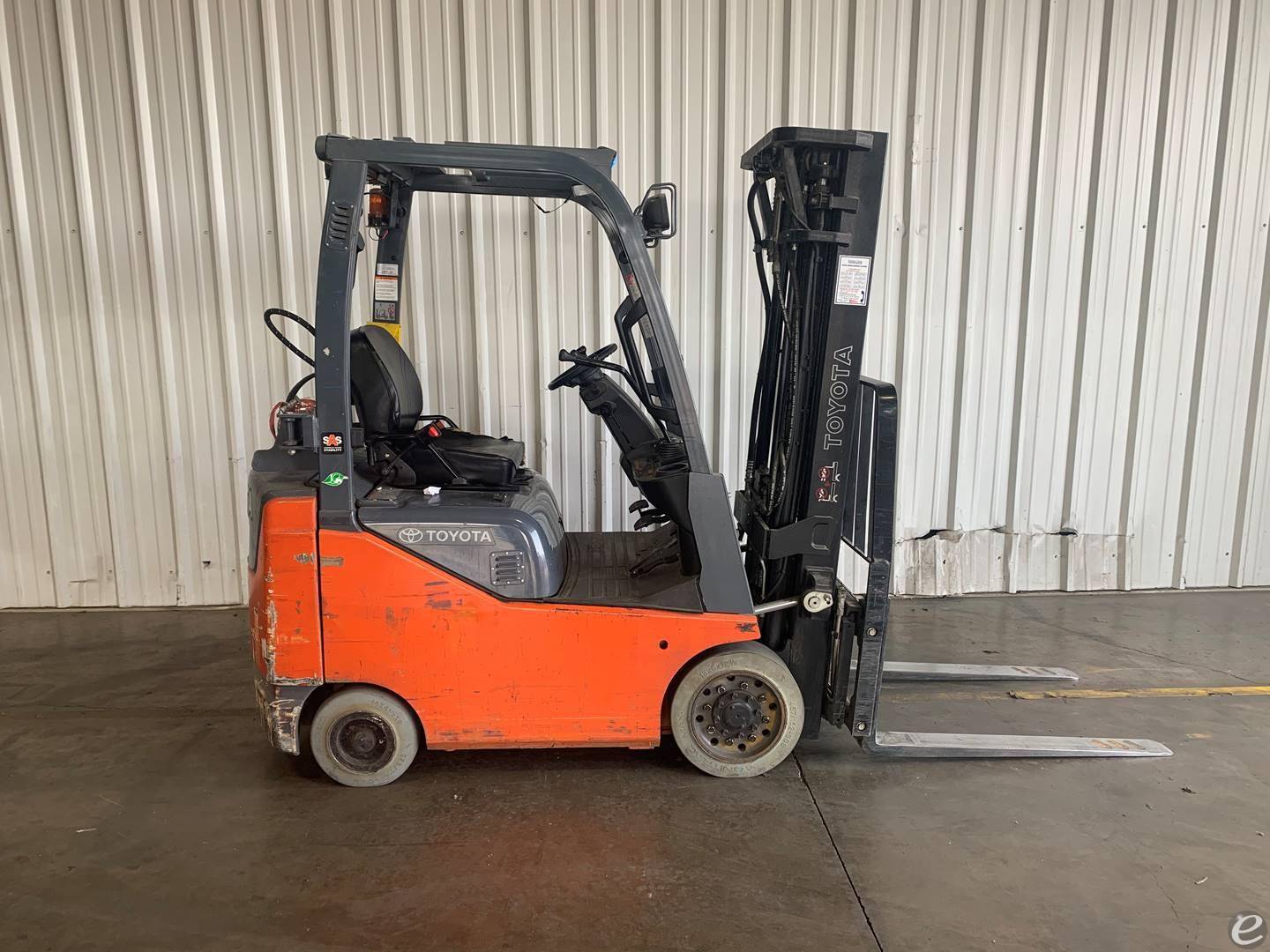 2017 Toyota 8FGCU15 LP Gas Forklift...