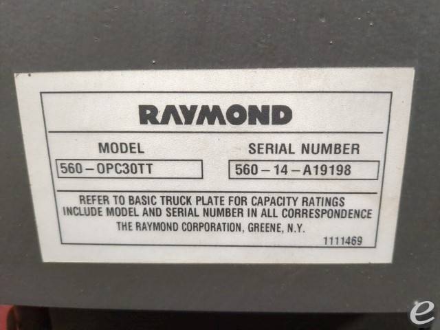 2014 Raymond 560-OPC30TT