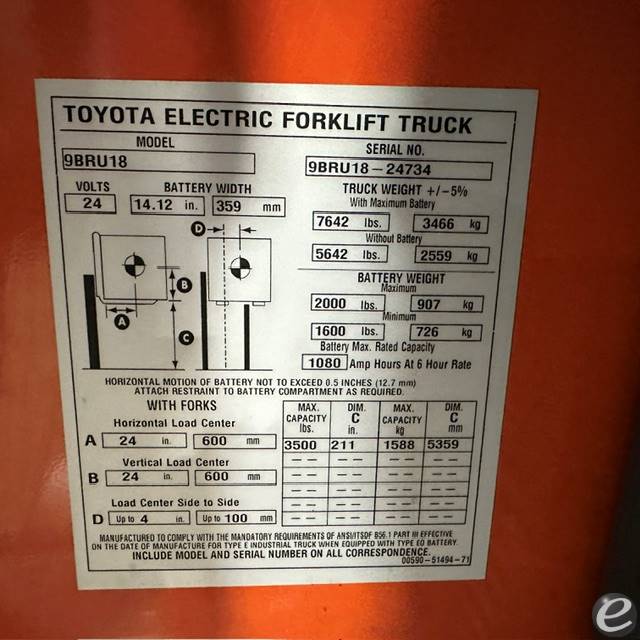 2021 Toyota 9BRU18
