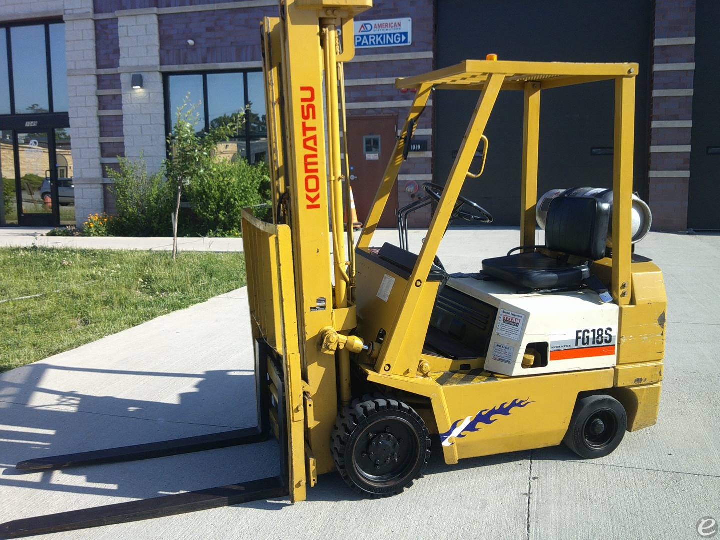 1990 Komatsu FG18S LP Gas Forklift - 123Forklift