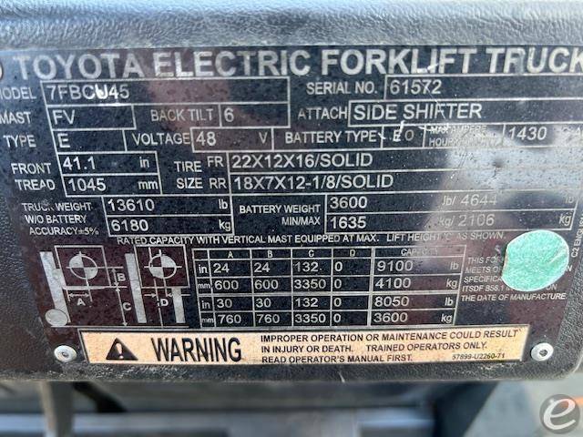 Toyota 7FBCU45