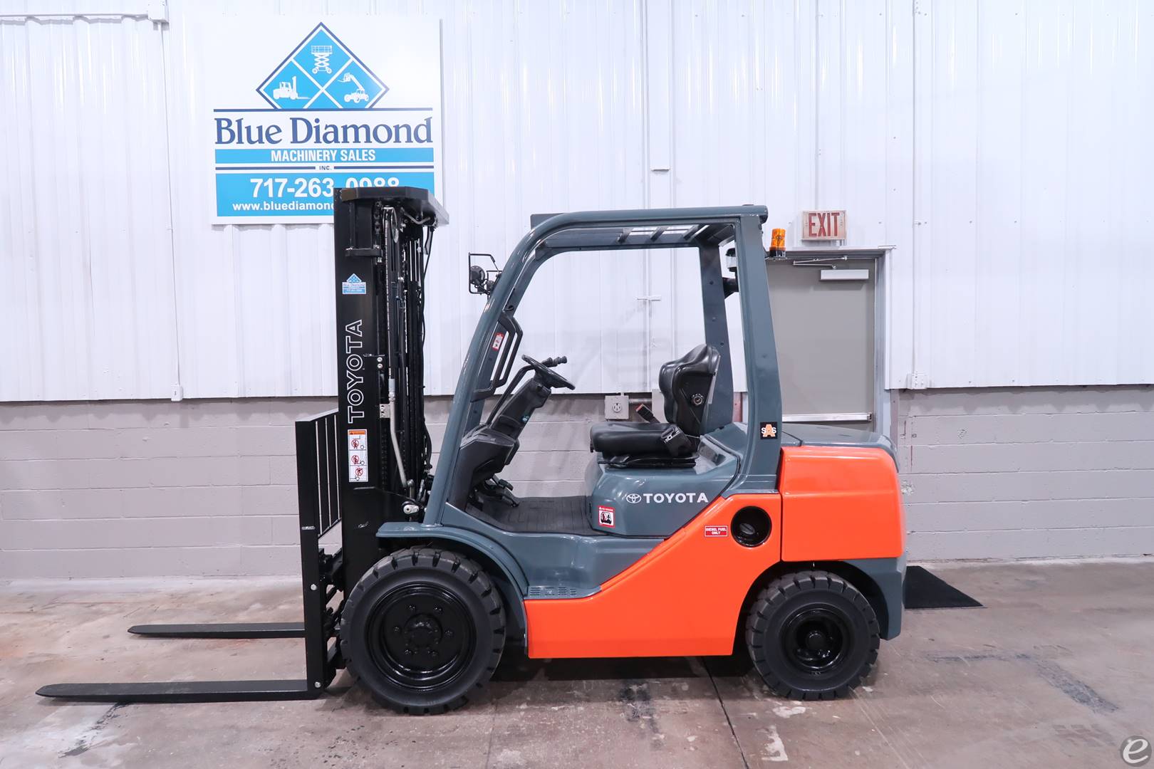 2016 Toyota 8FDU30 Diesel Forklift - 123Forklift