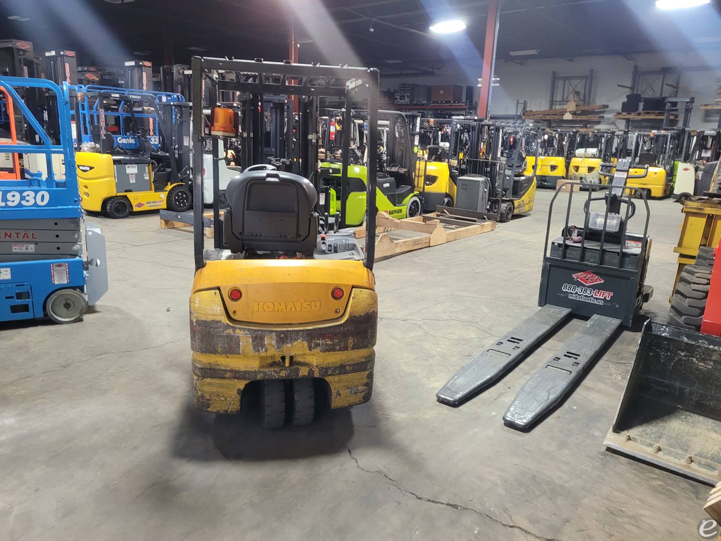 2014 Komatsu FB18MU-12 Electric Forklift - 123Forklift
