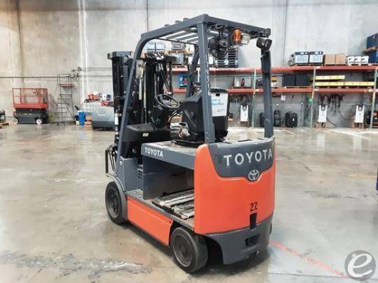 2017 Toyota 8FBCHU25 Electric Forklift - 123Forklift