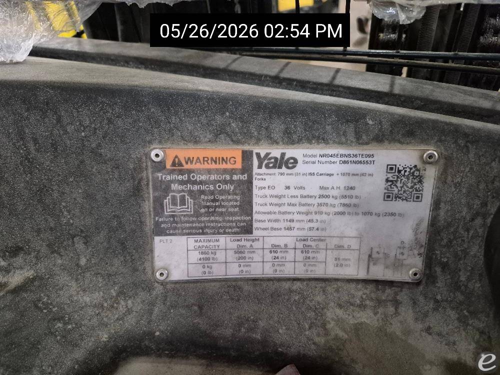 2019 Yale NR045EB