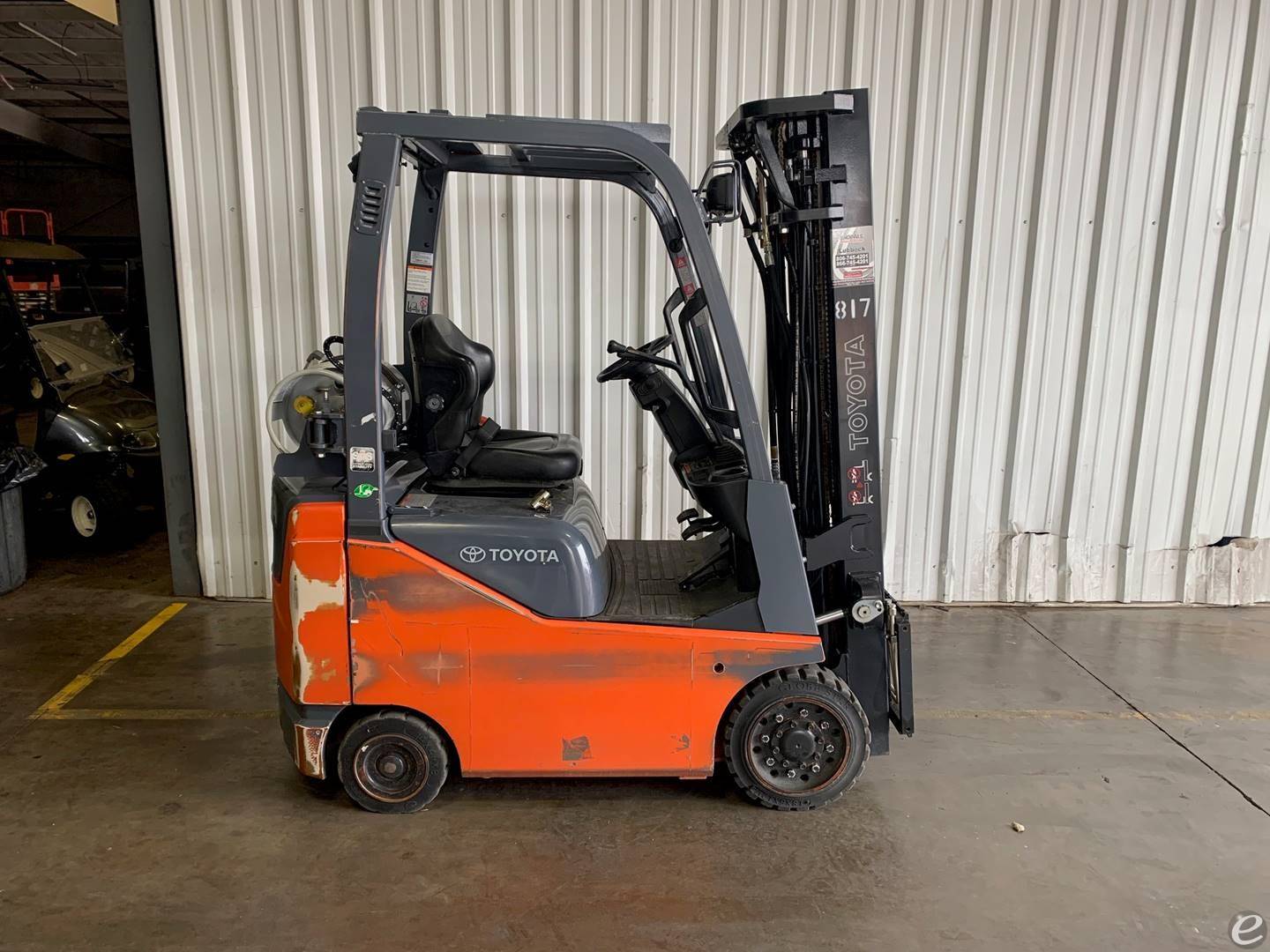2019 Toyota 8FGCU15 LP Gas Forklift...